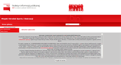 Desktop Screenshot of mosir-bip.e-partner.pl